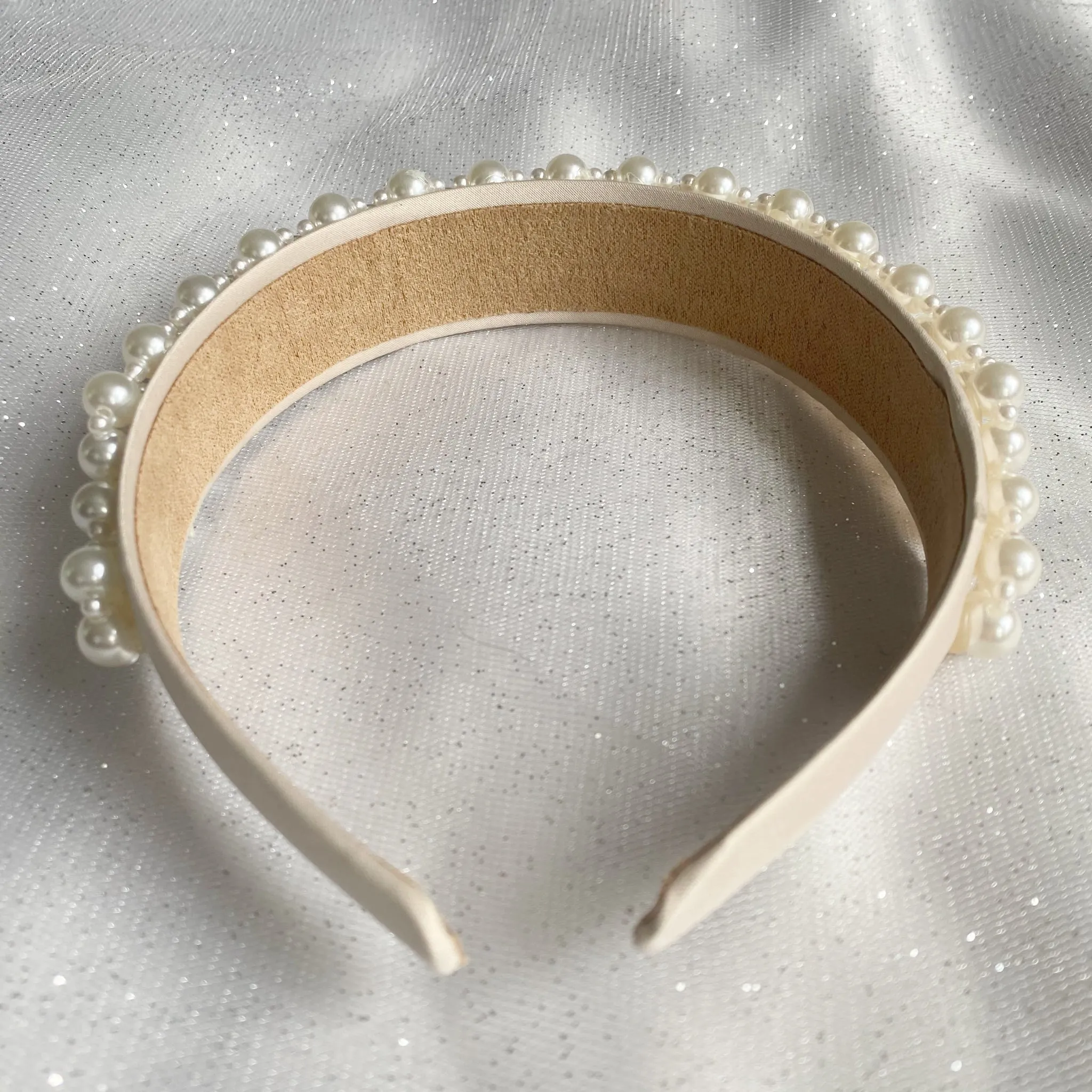 Pearl Headband Woven