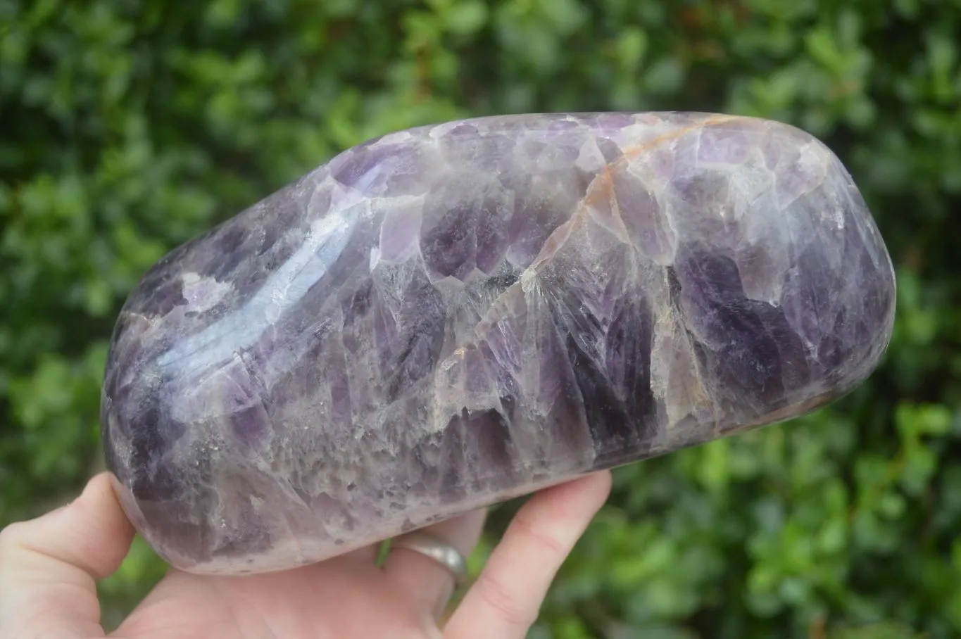 Polished Dream Amethyst Standing Free Form x 1 From Madagascar