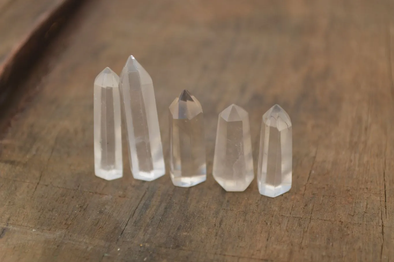 Polished Small Clear Quartz Jewellery Points x 35 From Madagascar