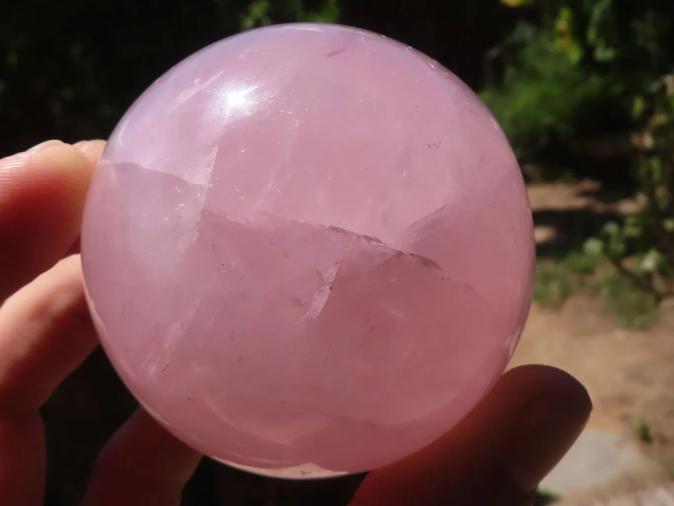 Polished Star Rose Quartz Spheres x 4 From Ambatondrazaka, Madagascar