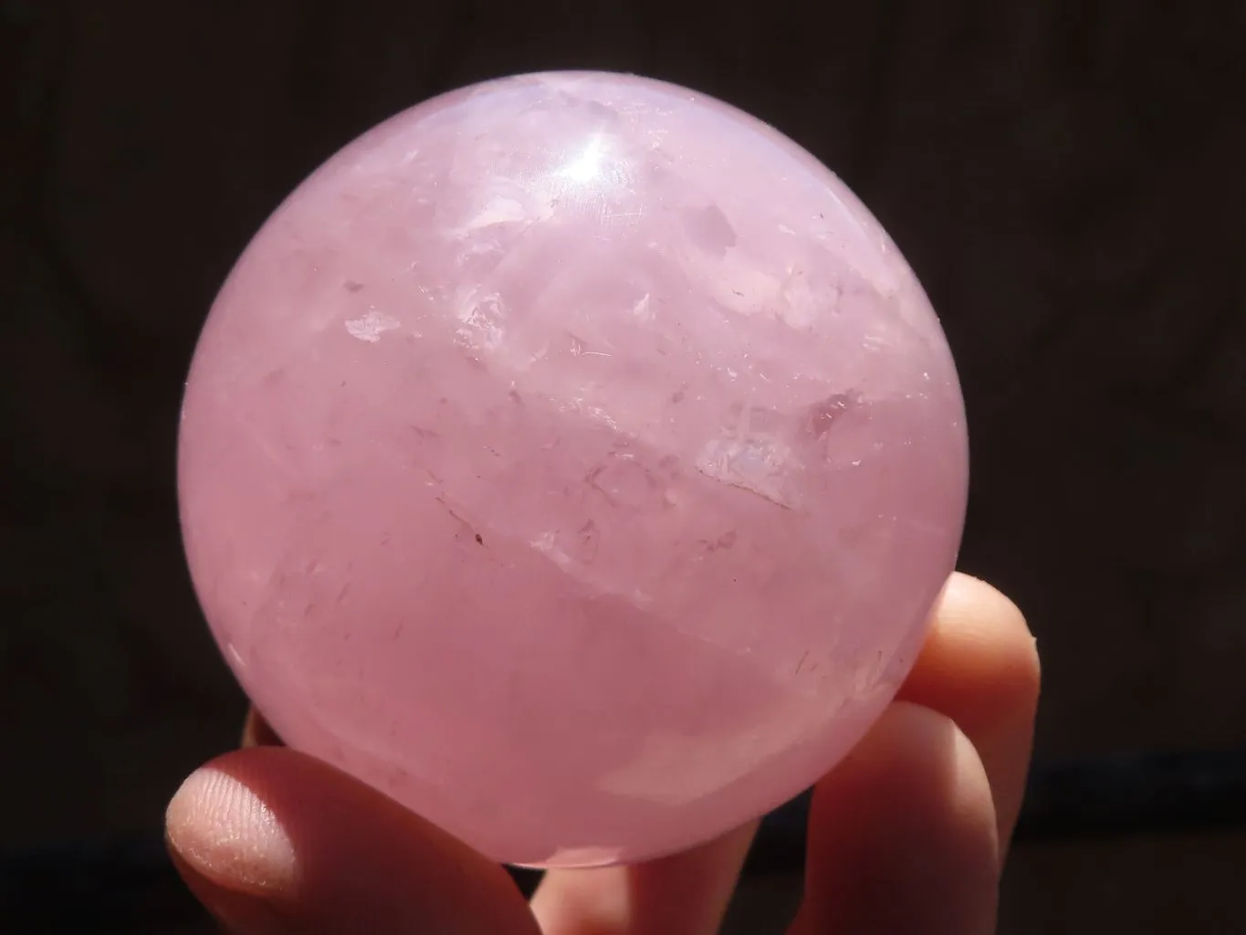 Polished Star Rose Quartz Spheres x 4 From Ambatondrazaka, Madagascar