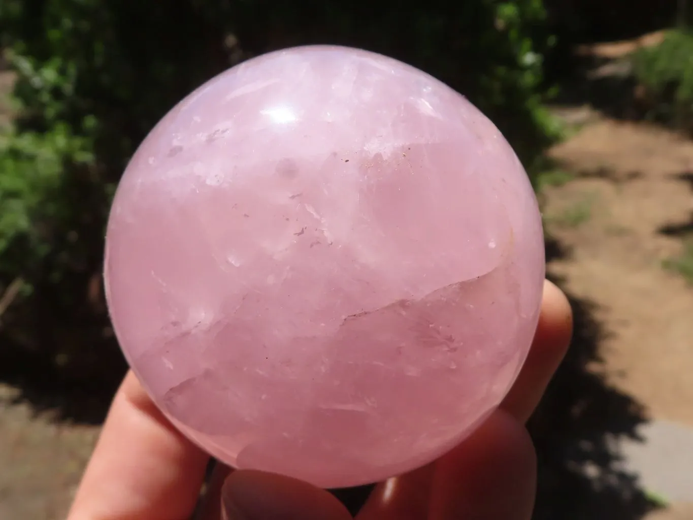 Polished Star Rose Quartz Spheres x 4 From Ambatondrazaka, Madagascar