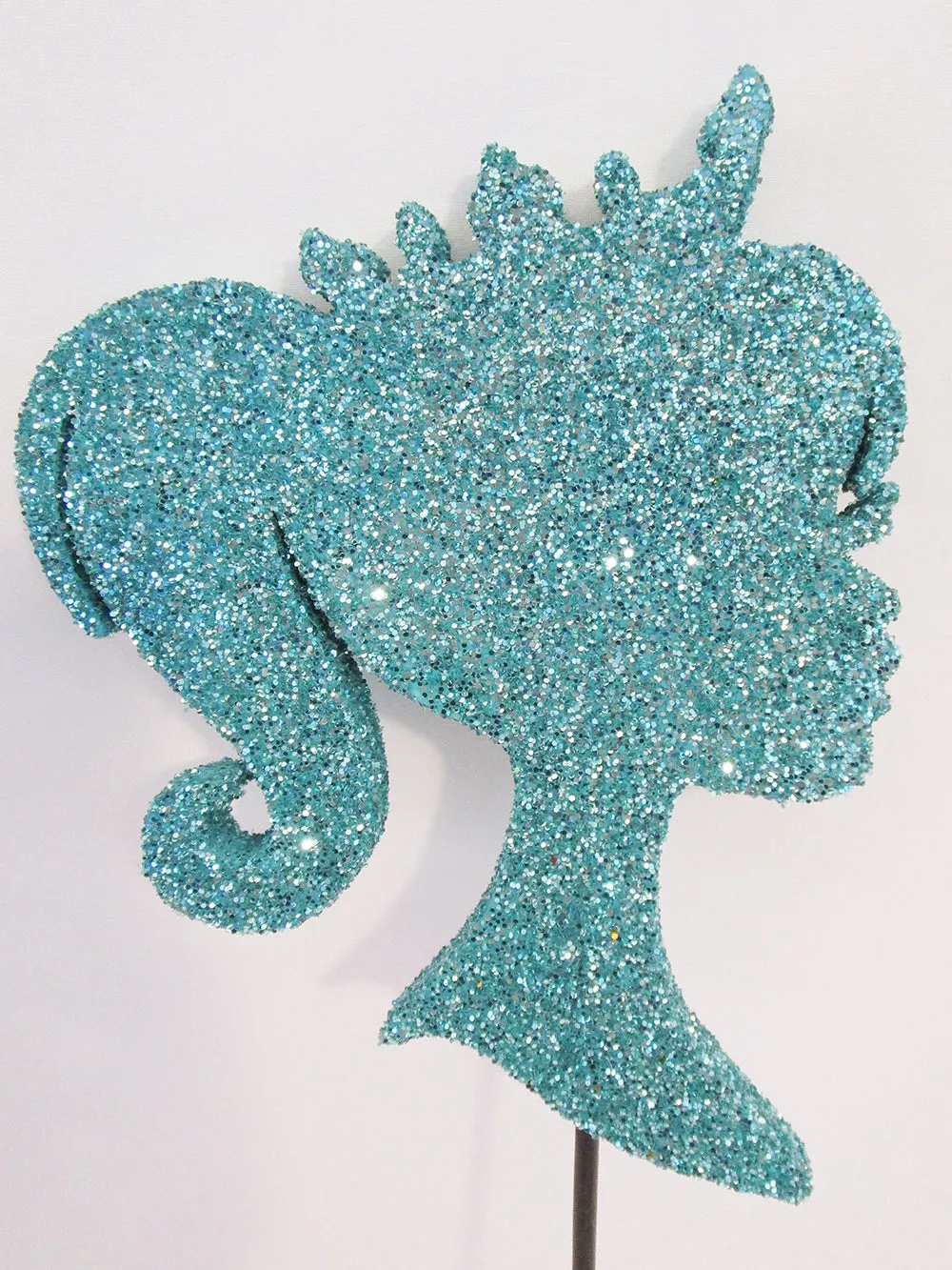 Princess Head Silhouette Styrofoam Cutout