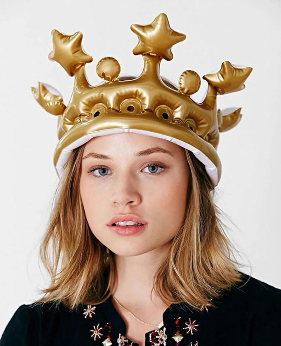 Queen for the Day Inflatable Crown