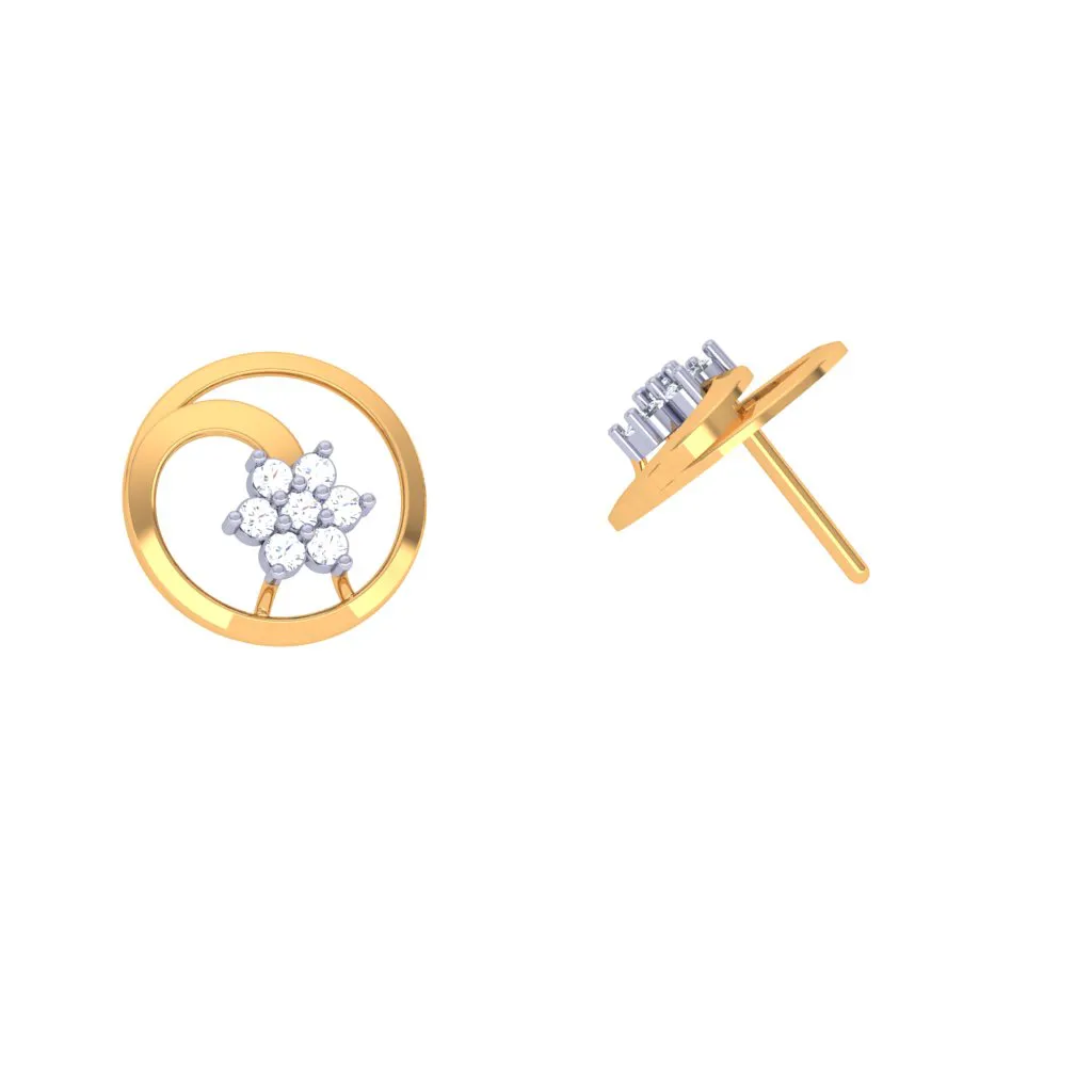 Ravishing Regular Wear Diamond Earrings