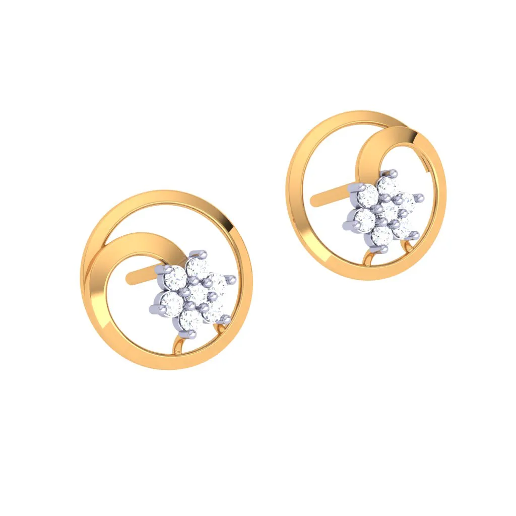 Ravishing Regular Wear Diamond Earrings