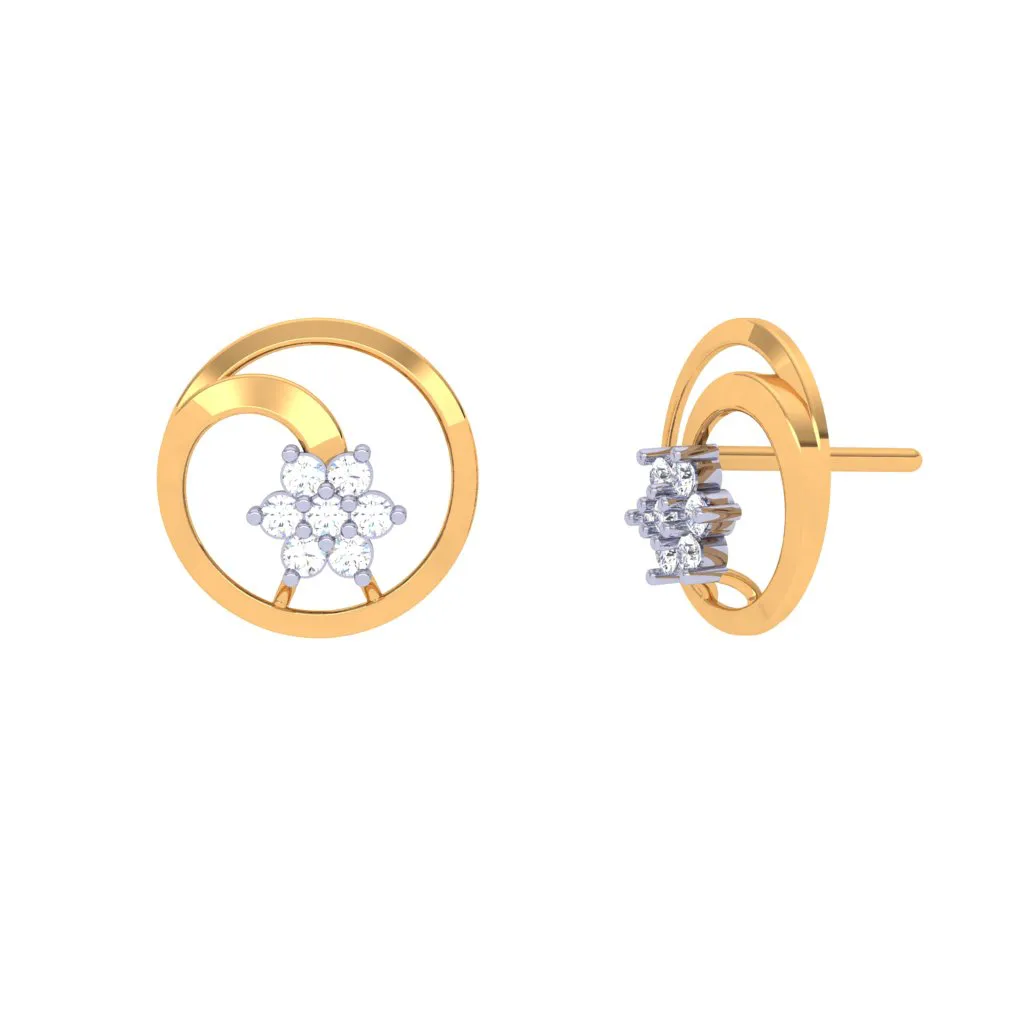 Ravishing Regular Wear Diamond Earrings