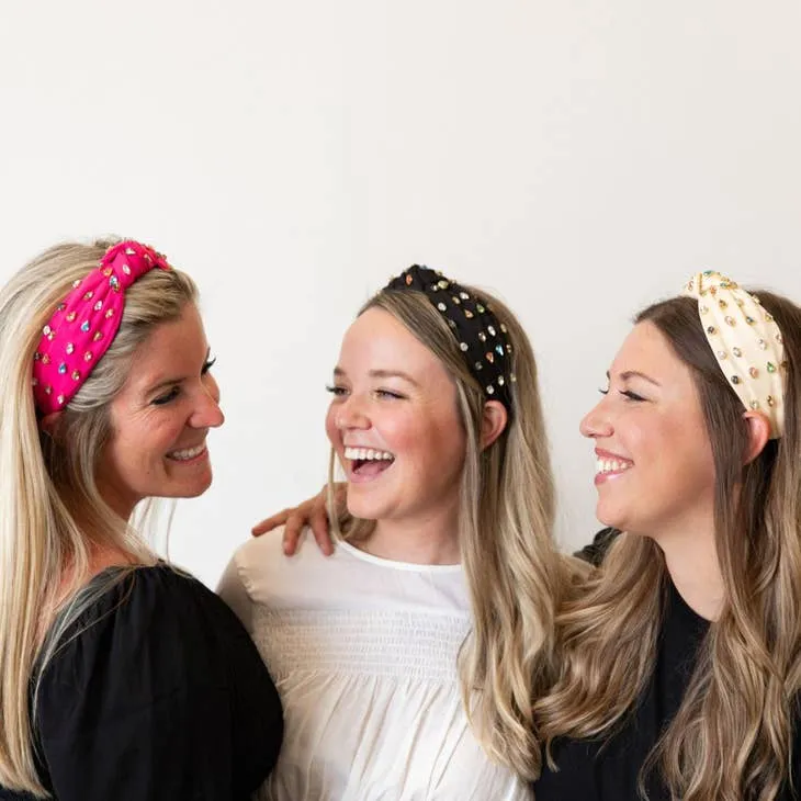 Rhinestone Knot Headband