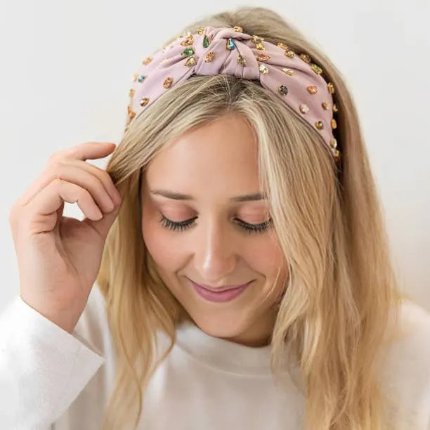 Rhinestone Knot Headband