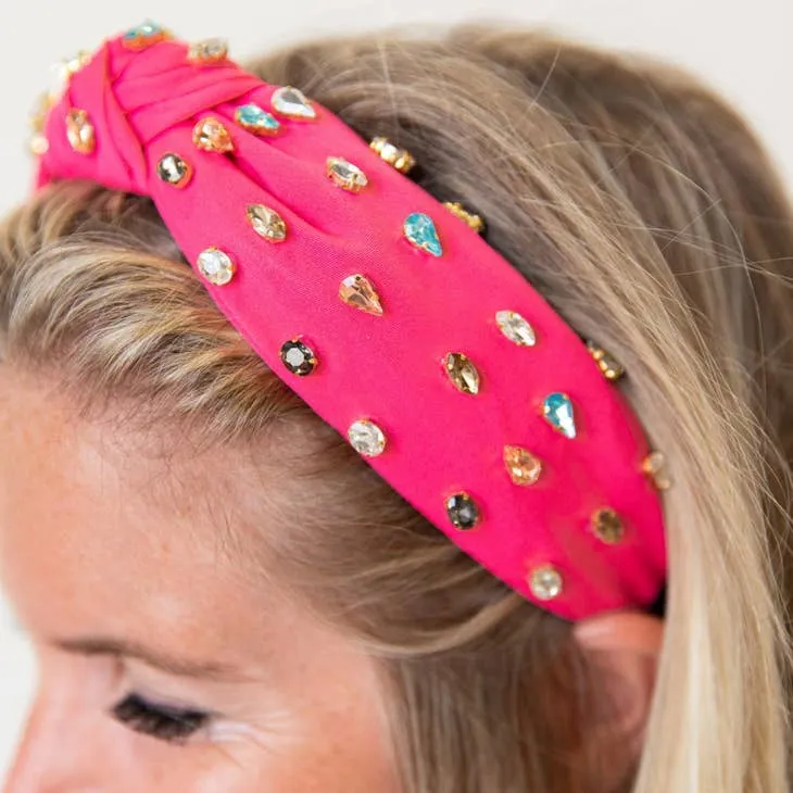 Rhinestone Knot Headband