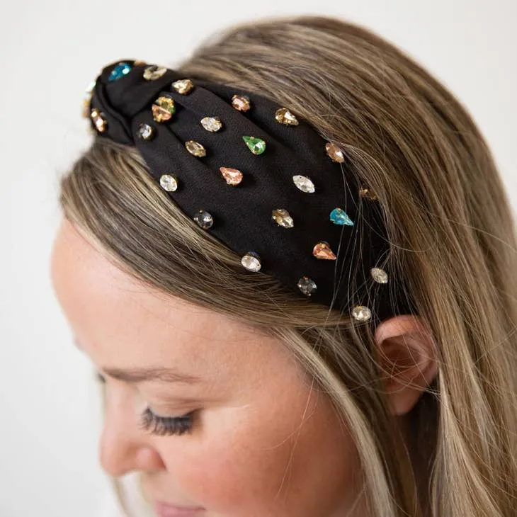 Rhinestone Knot Headband