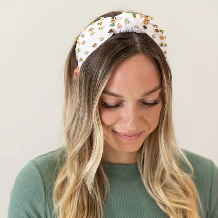 Rhinestone Knot Headband