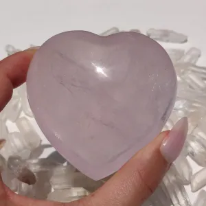 Rose Quartz Heart (#J2)