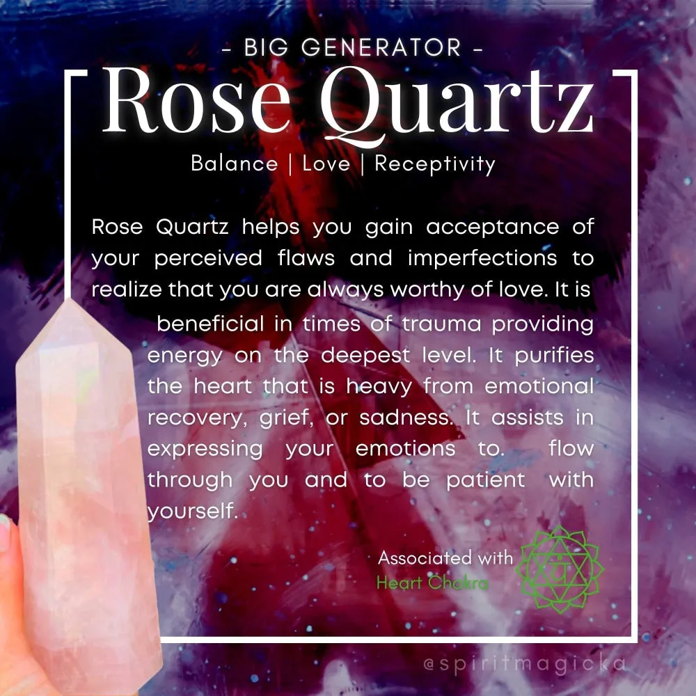 Rose Quartz Large Generator