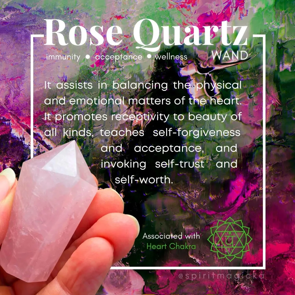 Rose Quartz Wand