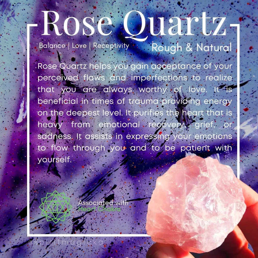 Rough Natural Rose Quartz