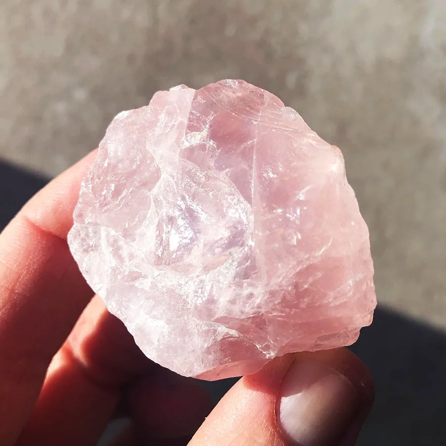 Rough Natural Rose Quartz