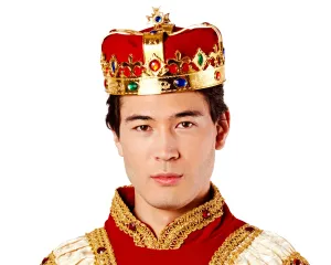 Royal King Crown Hat Costume Accessory