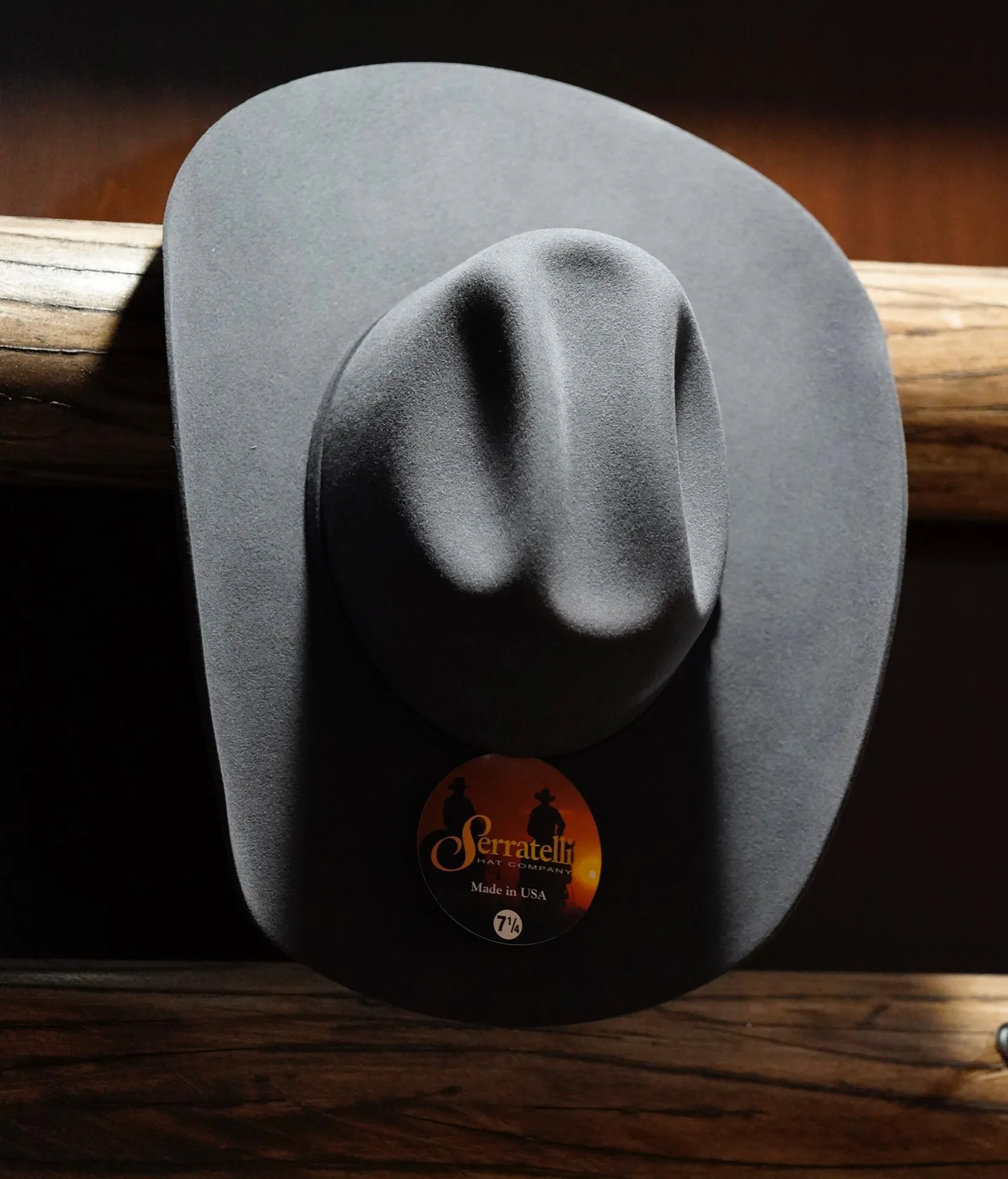 SERRATELLI 6X GRANITE FELT HAT