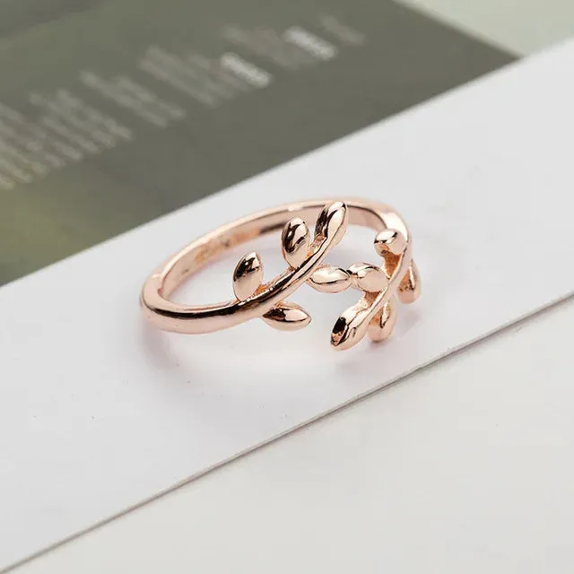 Silver Color Irregular Hollow Double Line Geometric Set Ring Female Simple Unique Design Fashion Adjustable Jewelry Gifts