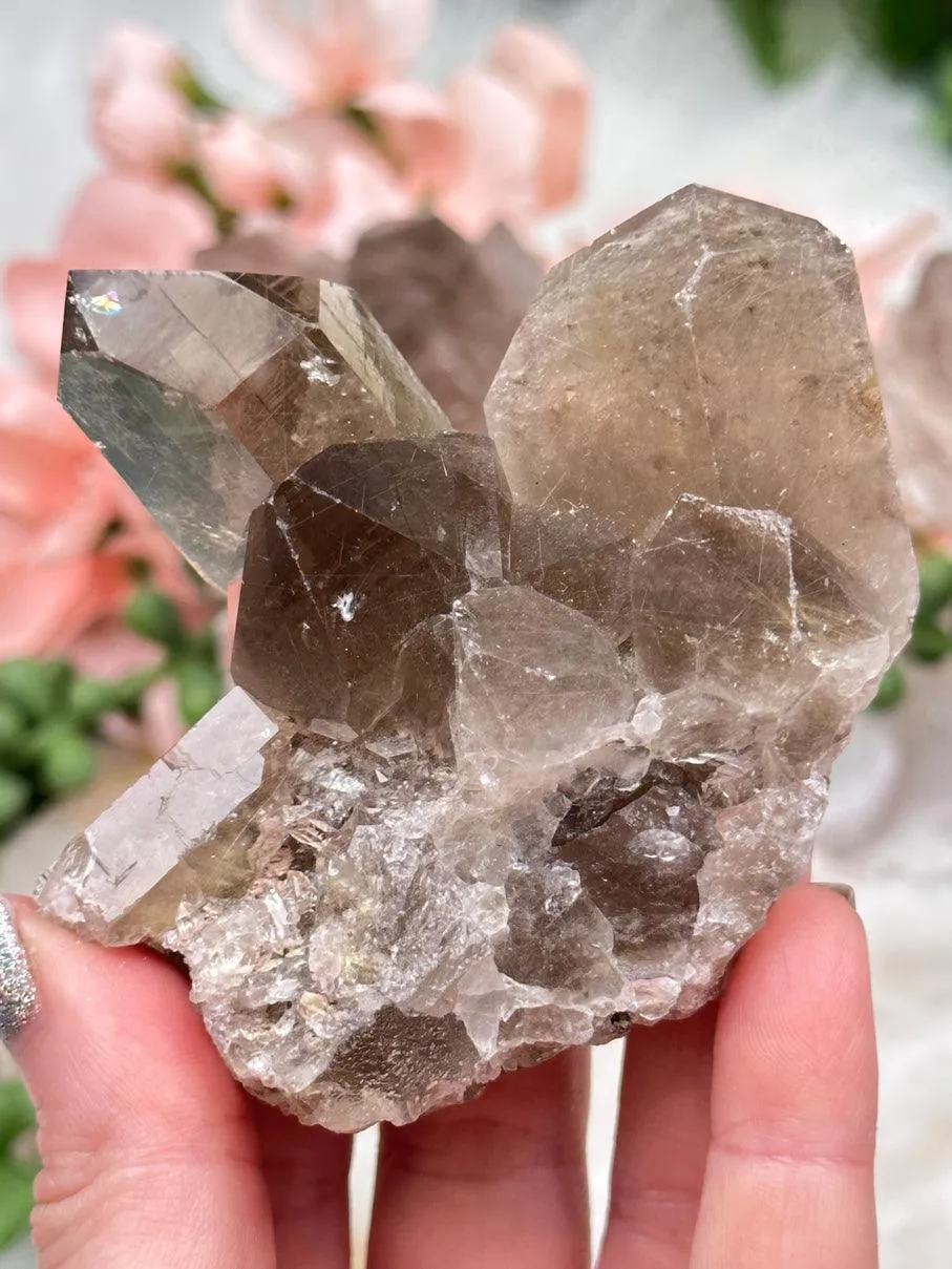 Smoky Quartz With Rutile