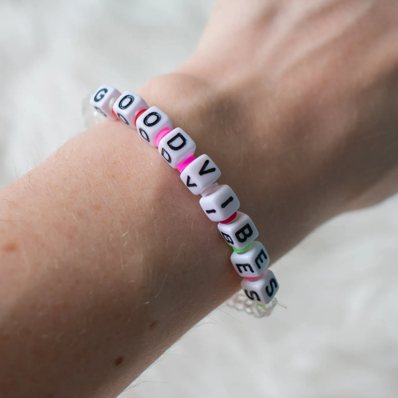 Stitch "Good Vibes" Bracelet