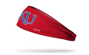 University of Kansas: KU Heathered Red Headband