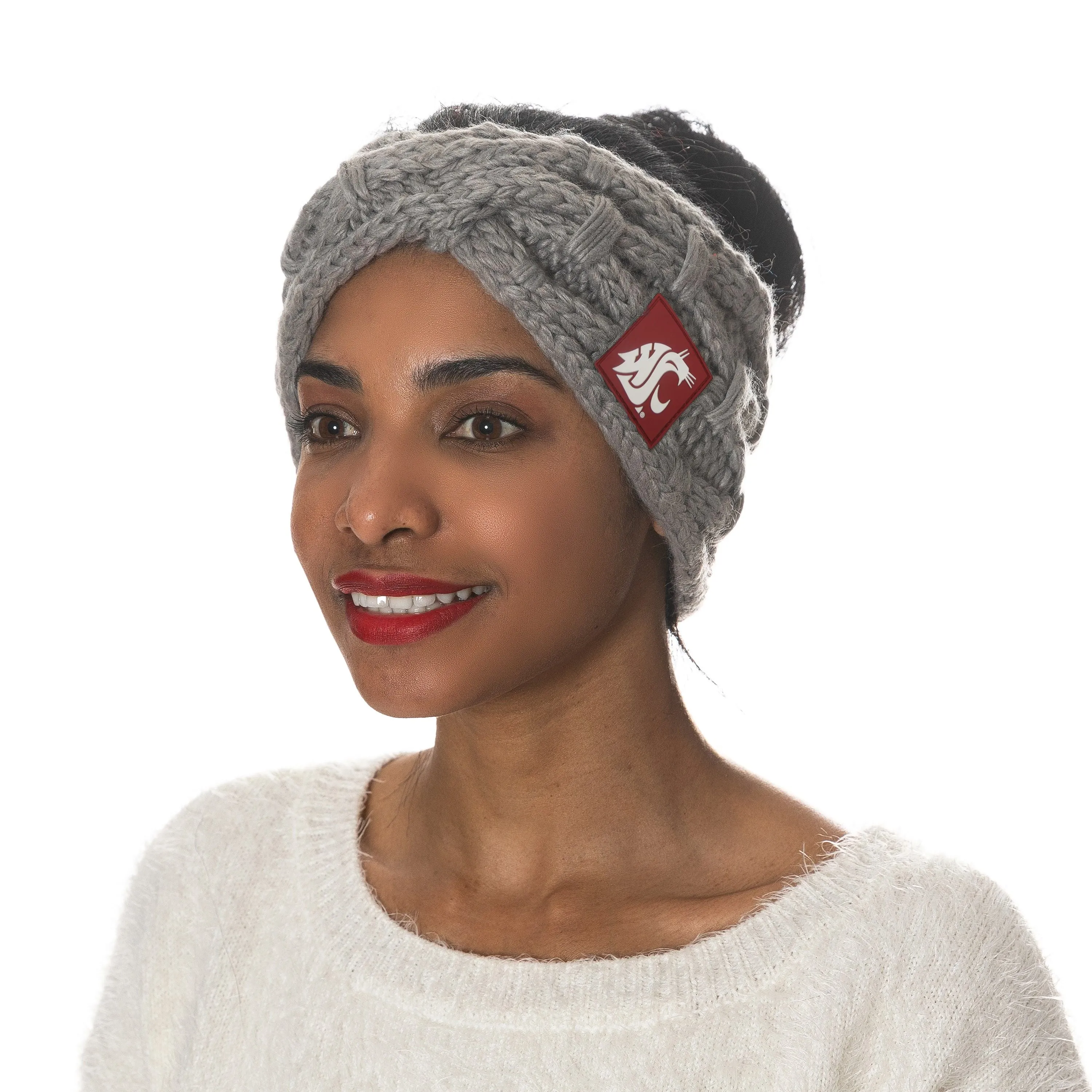 ZooZatz Gray Knit Headband